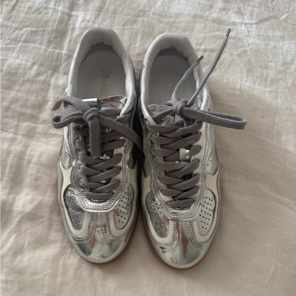 ALOHAS Metallic Silver Women's Sneakers